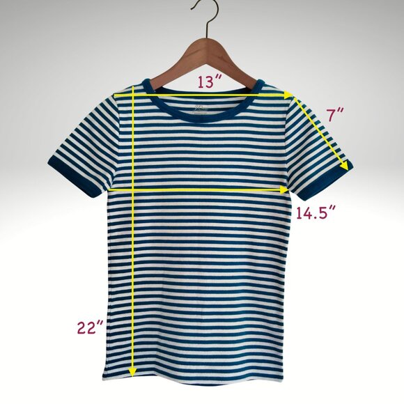 J. Crew Perfect-Fit Striped Ringer Tee - Picture 5 of 5